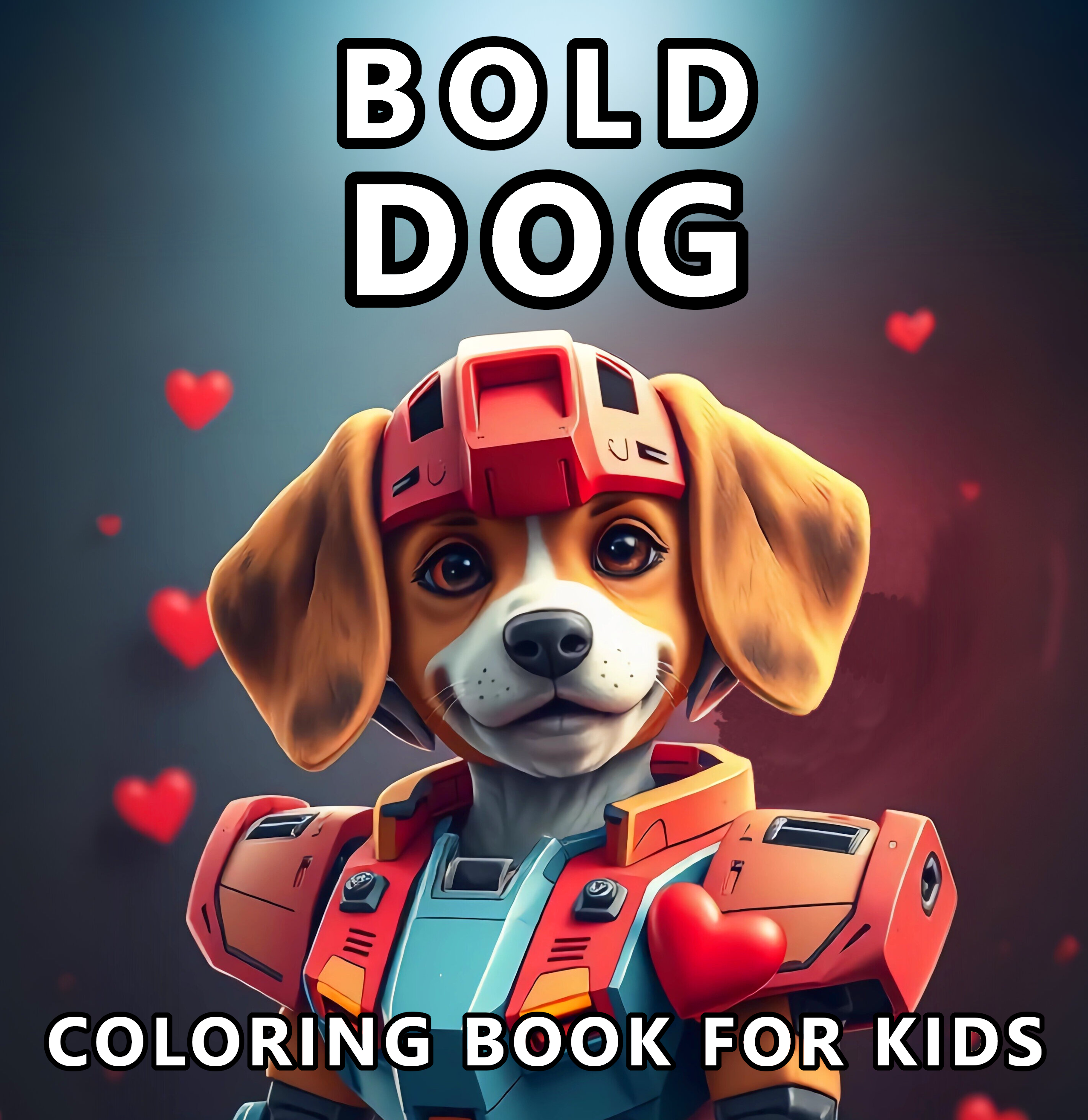 Dog coloring book for kids